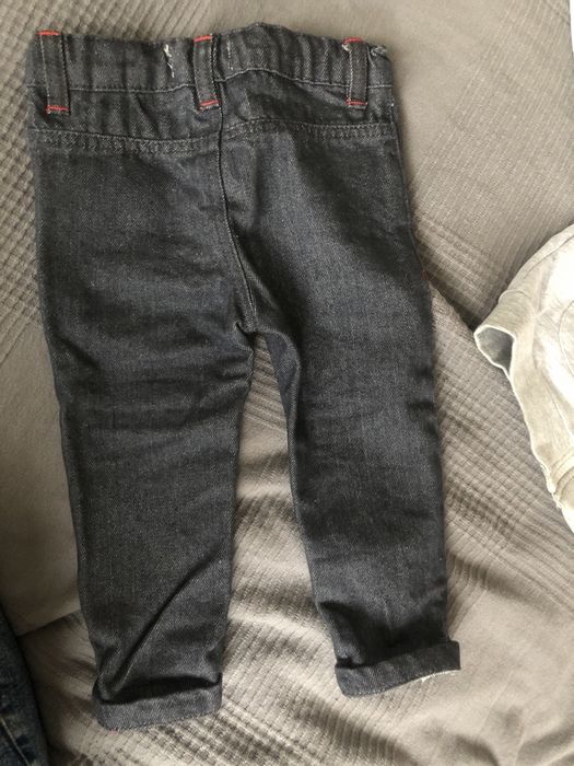 Komplet chłopięcy lee cooper 12m jeansy bluza dresowa