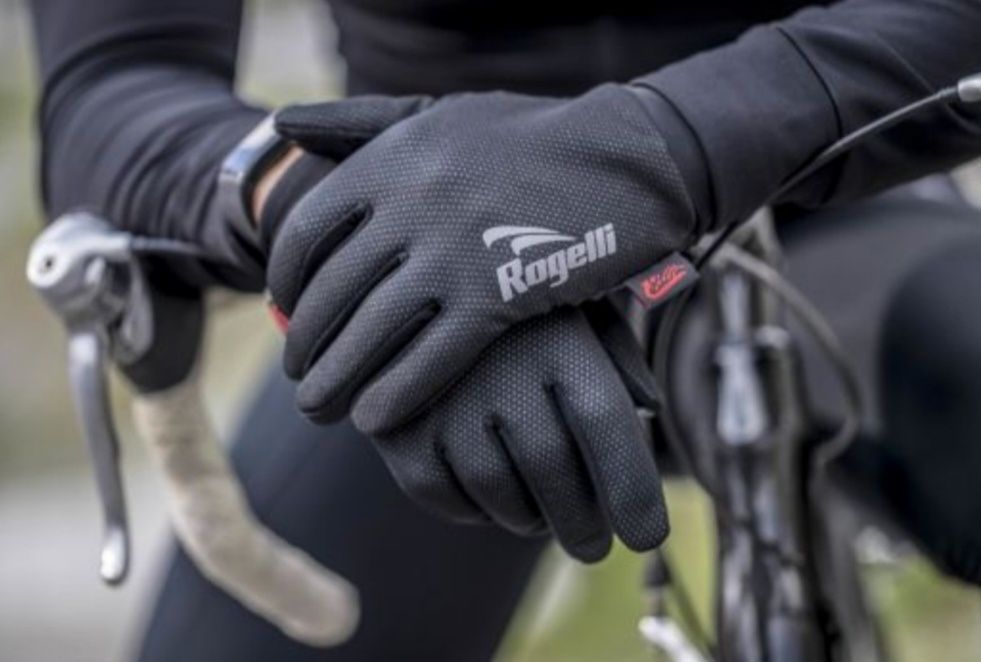 Rękawiczki rowerowe długie Rogelli, nowe,  rozmiar XL