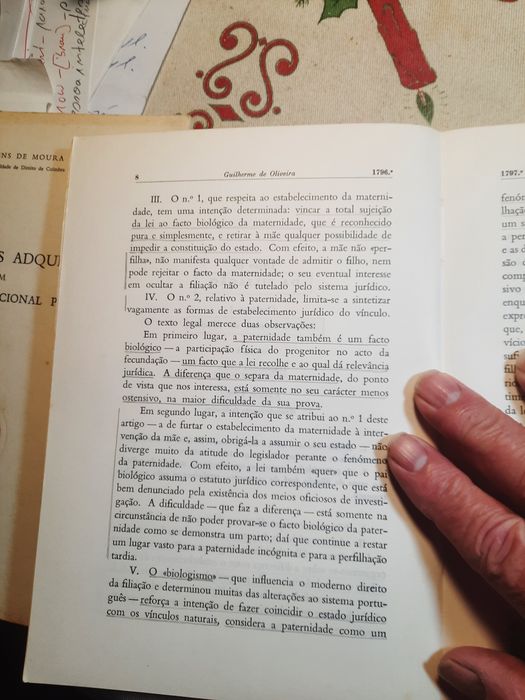 Estabelecimento da Filiação,  de Guilherme de Oliveira