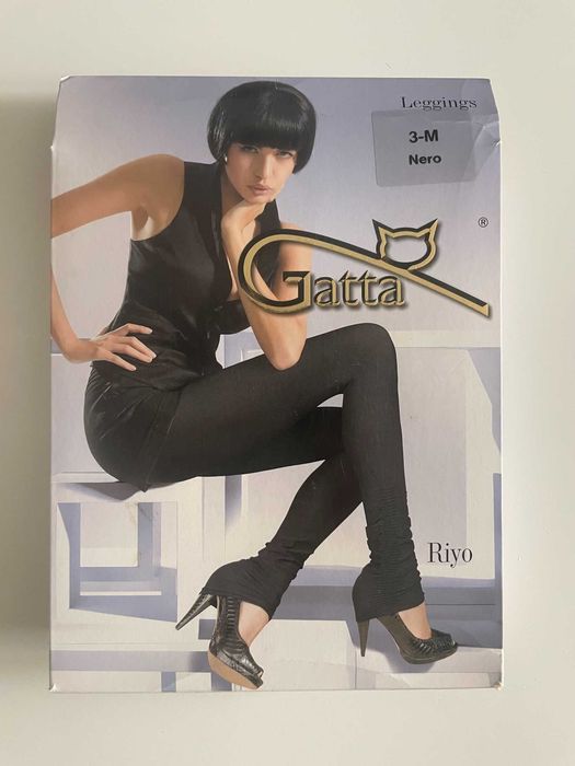 Legginsy czarne GATTA Riyo 3/M – NOWE