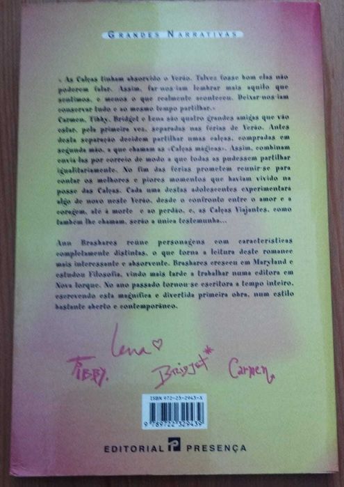 Quatro Amigas e um Par de Calças - Ann Brashares (2002)