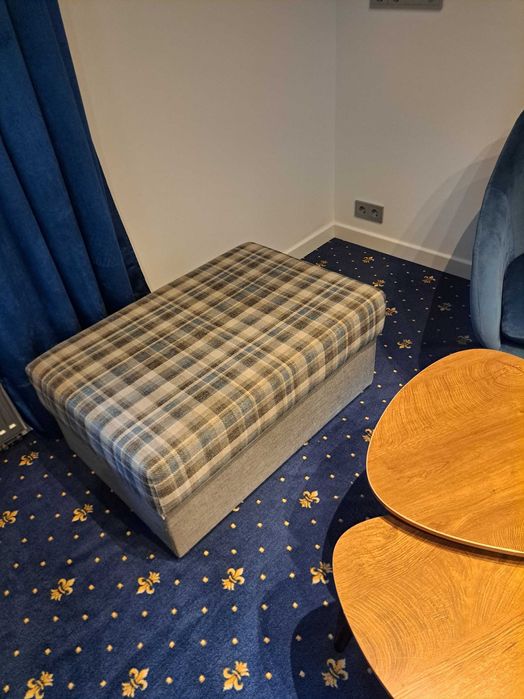 Łóżko narożne szare, kanapa