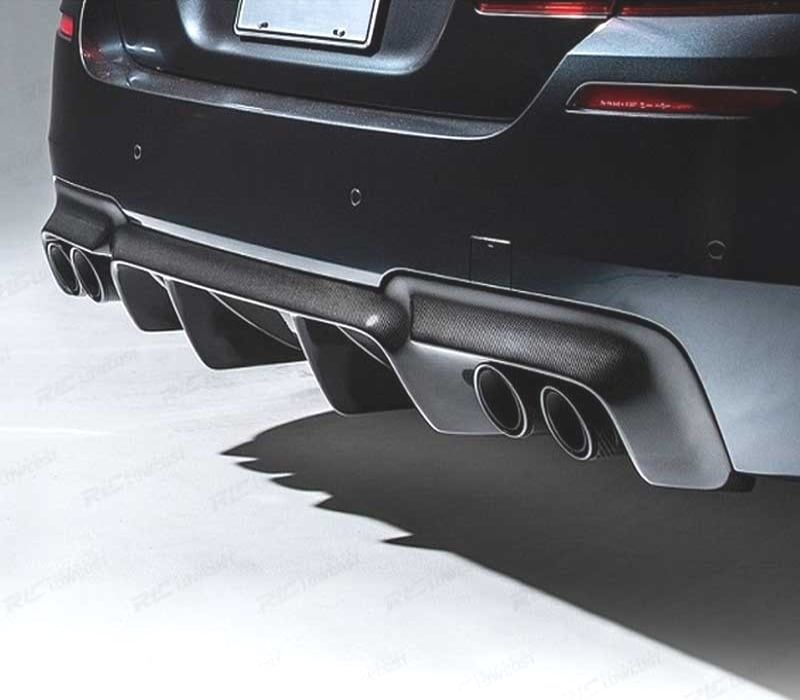 DIFUSOR BMW F10 F11 LOOK M PERFORMANCE CARBONO