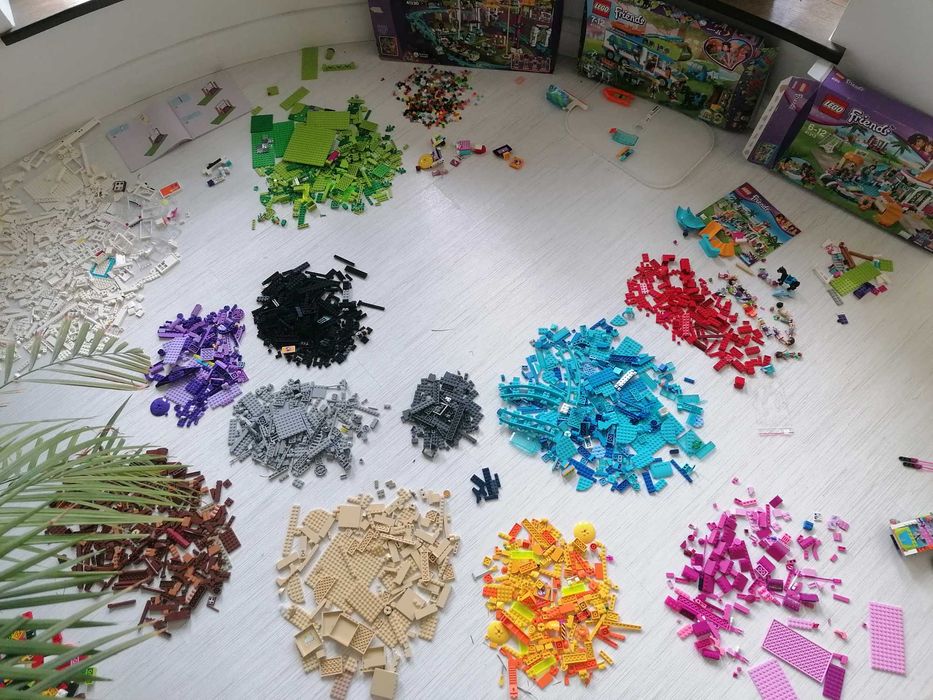 Lego 41130 kolejka, 41339 kemping, 41313 basen, 3315 dom + dodatki