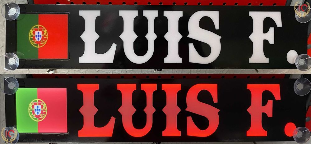 Chapas iluminadas Led (Personalizadas)