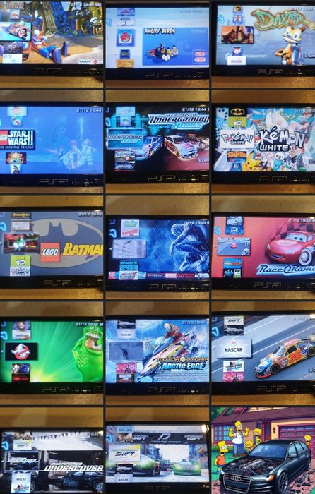 200 gier do konsoli Sony PSP w tym minecraft super zestaw