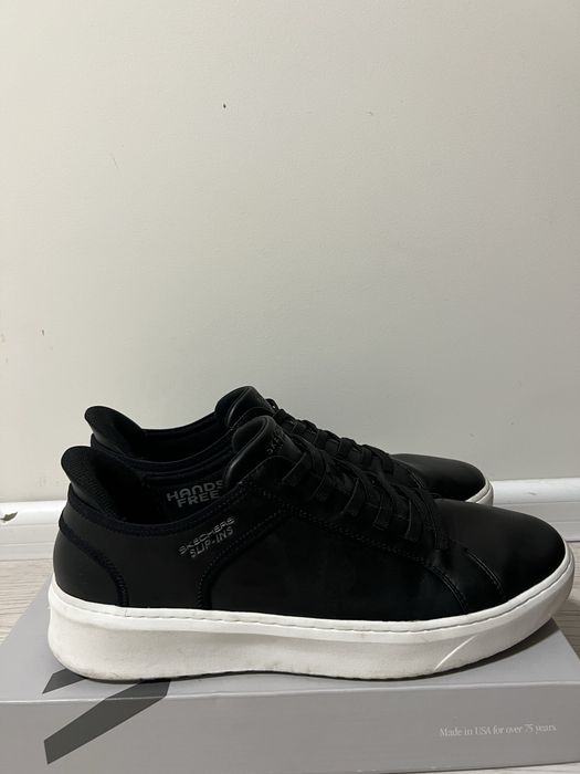 Чорні кросівки Skechers Slip-Ins Court Break (оригінал) — Розмір 46 (30 см)