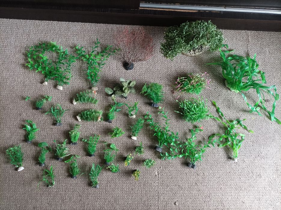 Sztuczne rośliny do akwarium