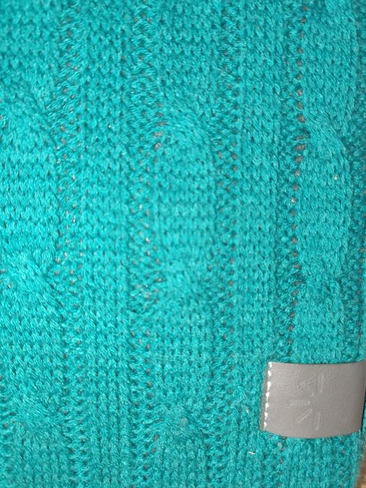 Etui na laptopa, 16cali, case logic, sweter, turkusowe
