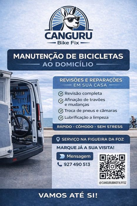 Cicloficina móvel em Fig. da Foz