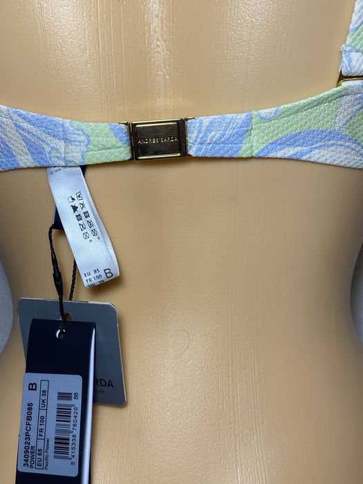 Andres Sarda ! strój kąpielowy Power 38B -nowy,miętowy,turkus