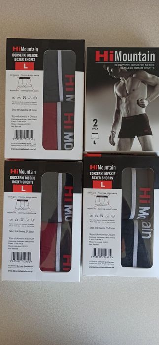 Bokserki męskie HiMountain 4x2pack (8szt)  rozmiar L