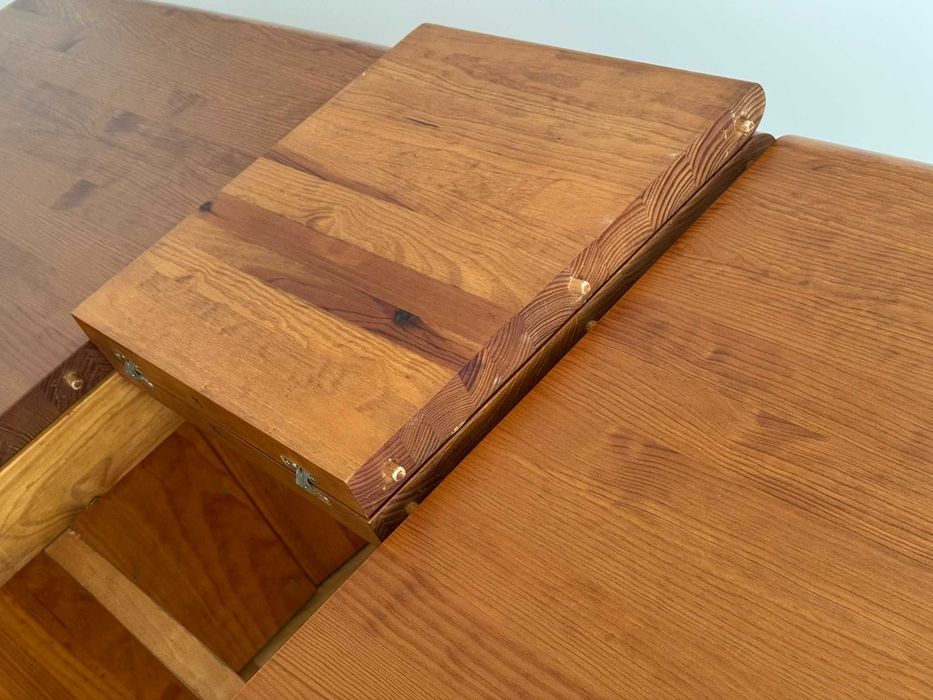 Extendable Dining Table with 6 Solid Pine Chairs507305090938972163