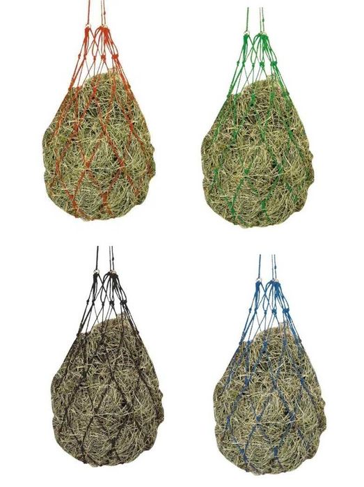 Siatka na siano dla konia, czerwony, oczko 10 cm