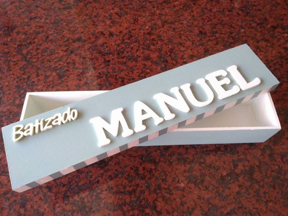 Caixa para Vela de Batizado (personalizada) - NOVA - Baratíssima