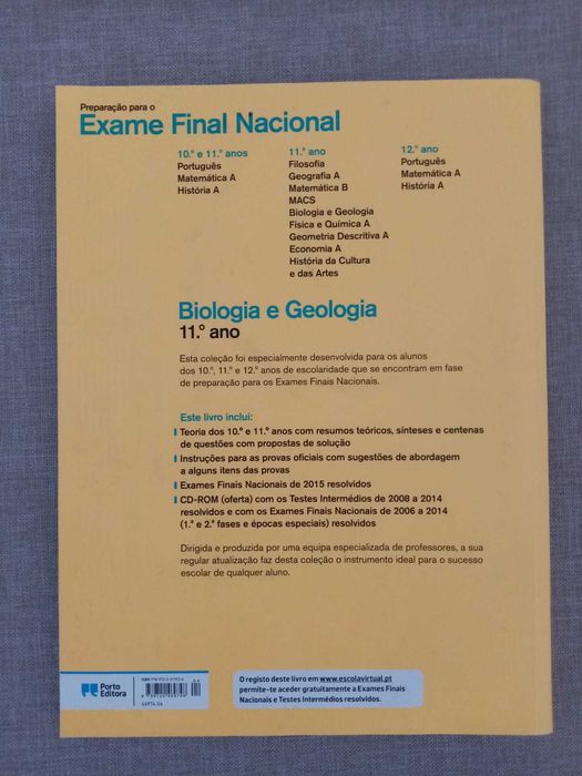 Livro de preparação para o Exame Nacional -Biologia e Geologia 11