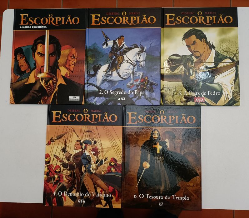 32 Livros Escorpião, O Mercenário, Lester Cockney, Os Passageiros do V
