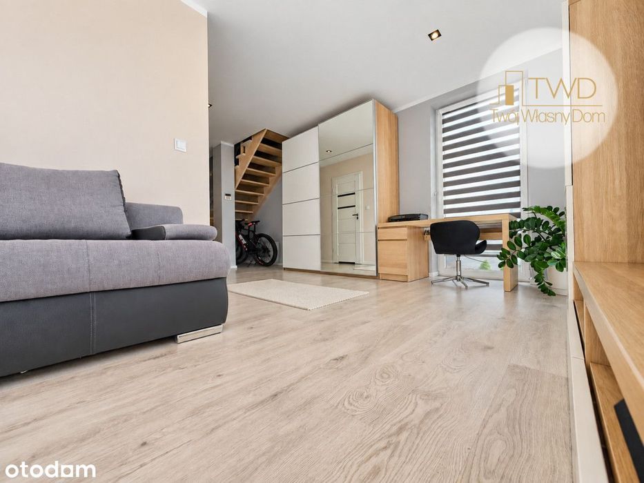 Apartament z ogrodem na osiedlu zamknietym