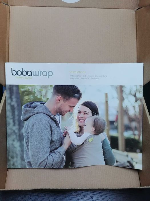 Pano elástico porta-bebés Boba Wrap grey