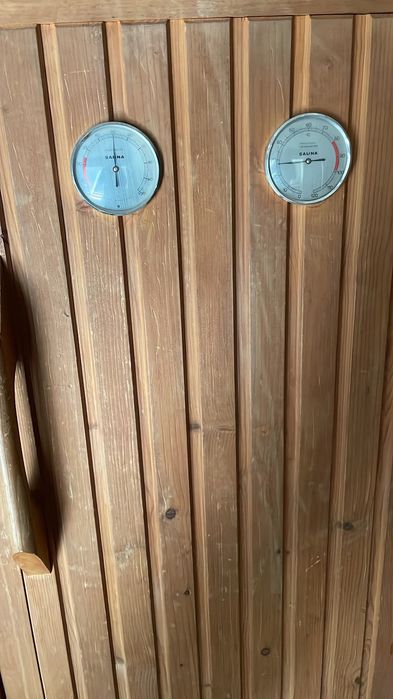Sauna em perfeitas condições