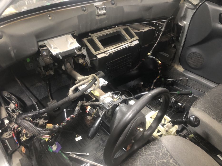 Замена радиатора печки Ланос ,замена печки ,промывка печки ,промывка