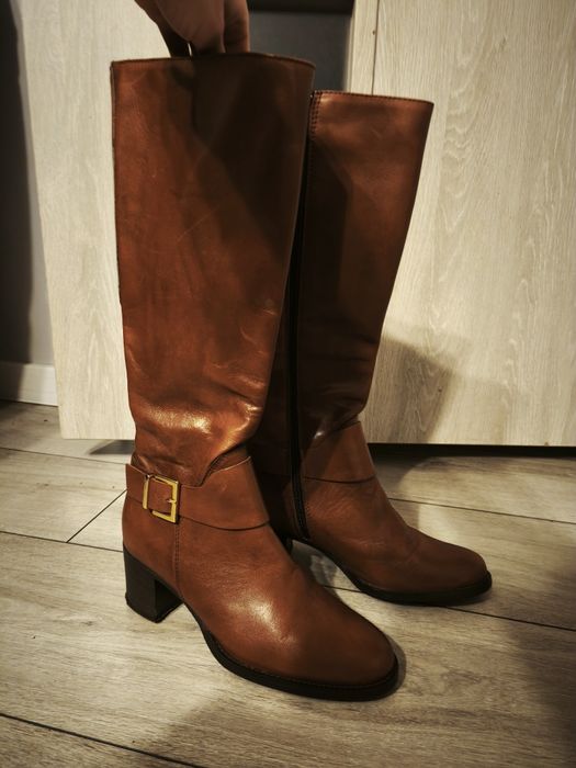 Kozaki Wittchen skóra