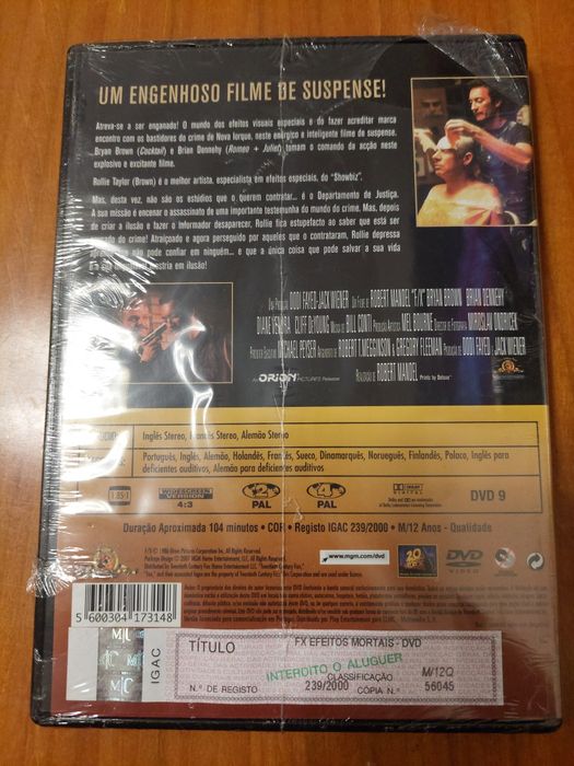 Dvd - FX Efeitos Mortais