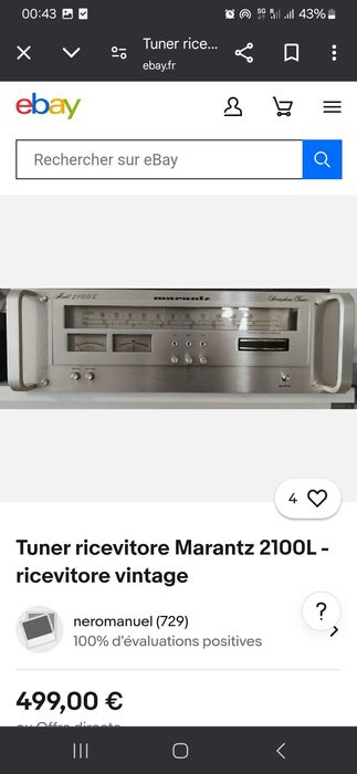 Aparelhagem MARANTZ do ano 1978 em bom estado
