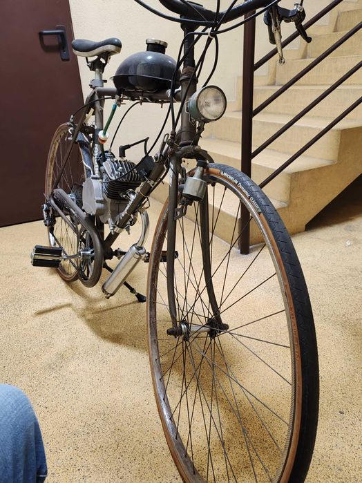 Bicicleta pasteleira Bianchi touring com motores Binaa