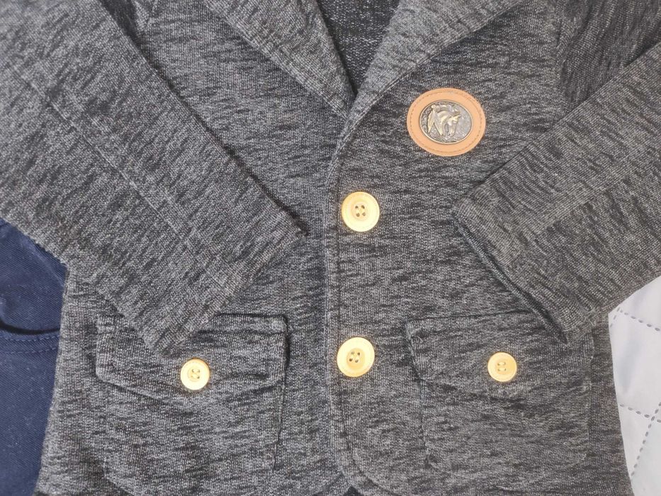 Костюм на 1 рочок сорочка боді штани піджак кардиган