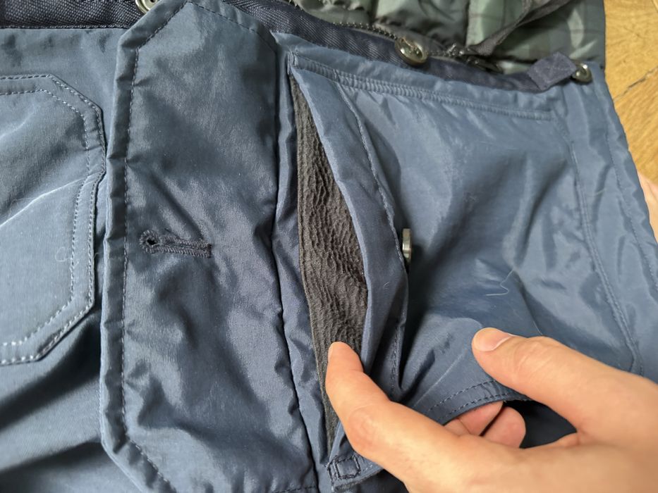 Парка Abercrombie & Fitch trekking parka navy blue