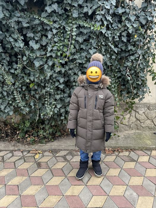 Дитячий  зимовий  пуховик