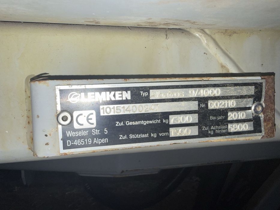 Lemken Albatros 9/4000 section control