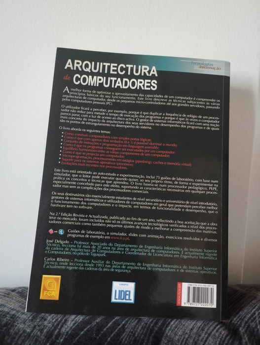 Arquitectura de computadores 
José Delgado e Carlos Ribeiro