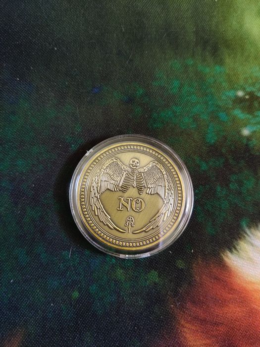 Монета выбор да нет на удачу yes no coin DND игра Гарри Поттер деньги
