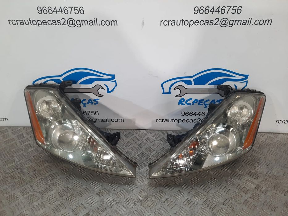 OTICA OTICAS XENON ESQUERDA DIREITA NISSAN MURANO I 1 MK1  Z50 OPTICA