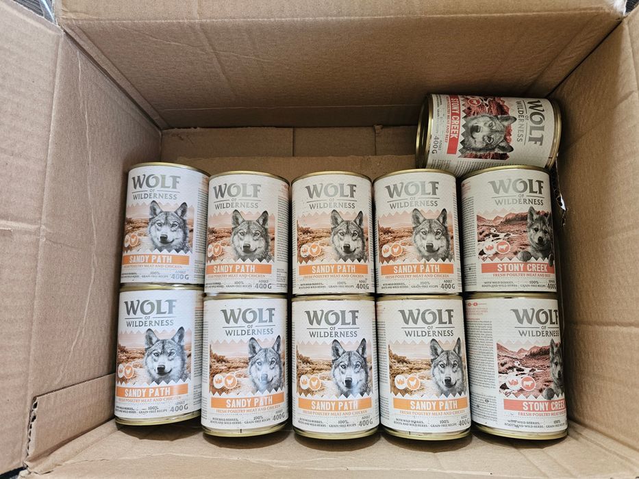 REZERWACJA Mokra karma wolf of wilderness 400g