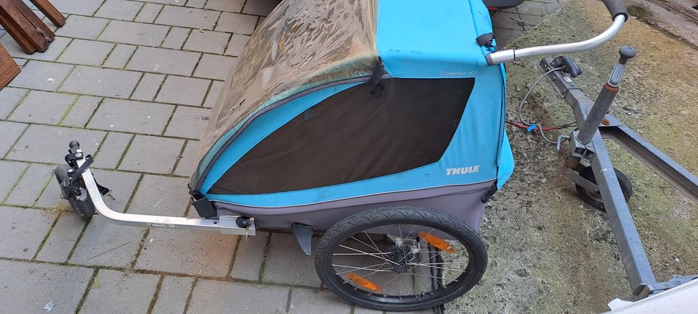 Przyczepka rowerowa thule dwuosobowa