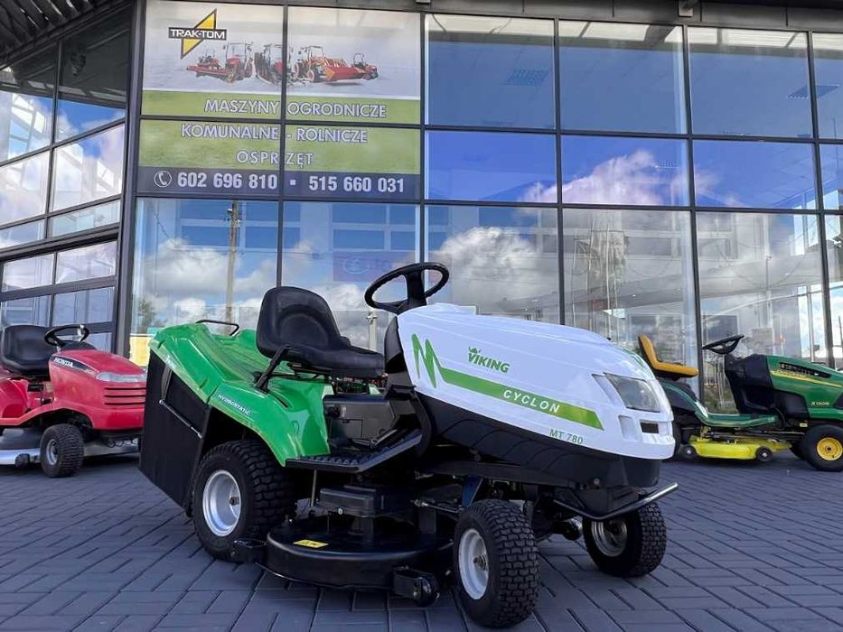 Traktorek Ogrodowy VIKING Cyclon MT780 B&S 22KM HYDRO + Pług / 122 cm