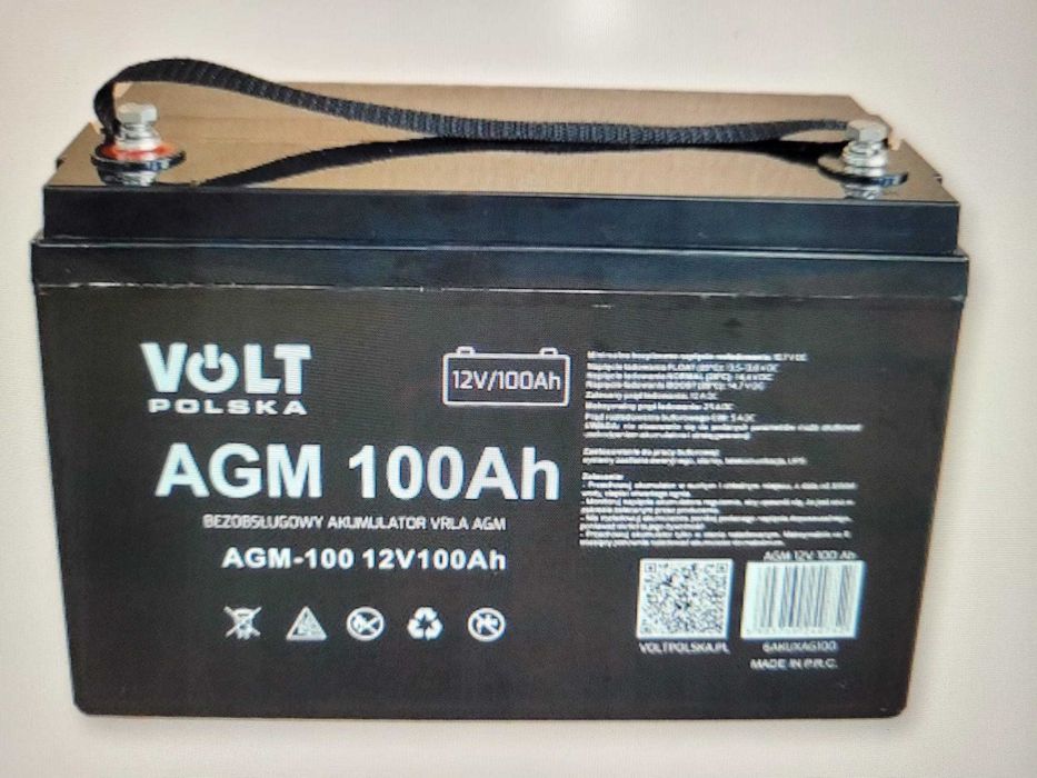 Akumlator Bezobsługowy AGM do UPS 12V 100Ah Volt