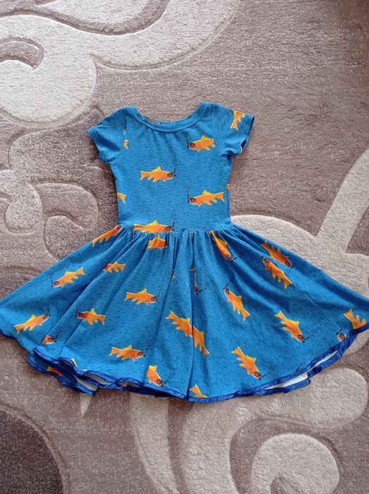 Літнє плаття, сукня з рибками