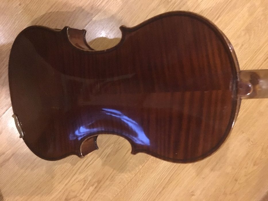 Piękne skrzypce 4/4 niemieckie z espertyzą lutniczą