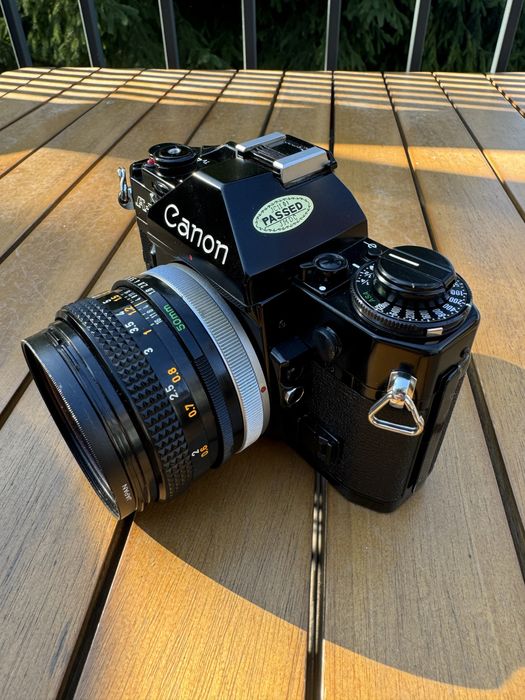 Canon a1 +50 1.8 jak nowy po serwisie nowe uszczelnienia