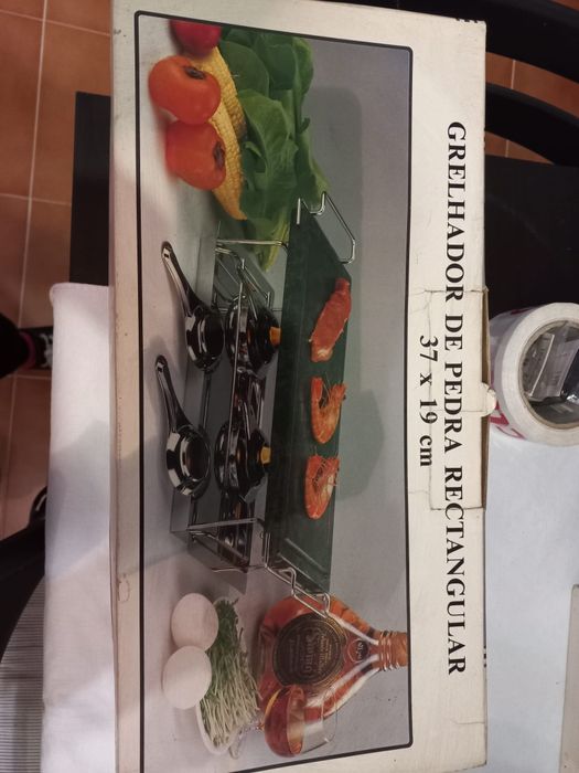 Grelhador de pedra - novo