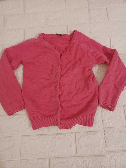 Sweterek dziewczęcy rozpinany Sinsay 116