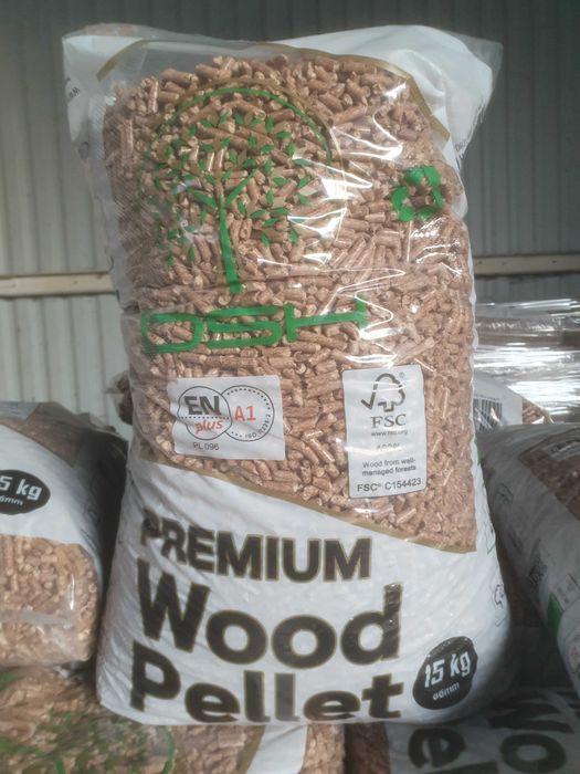 Pellet drzewny Bio-Pellet Kuzio Drewnoland Olczyk BSH 6mm certyfikat
