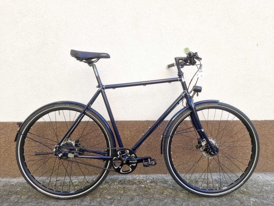FV23% Rower miejski BOTTCHER Leeds / Alfine / Gates CDX / CrMo / Disc