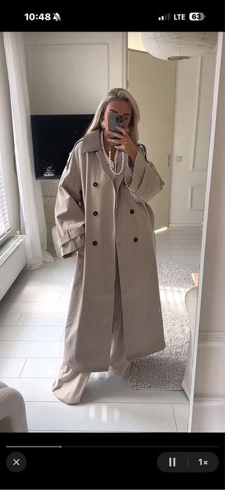 Na-kd тренч з подвійним воротом