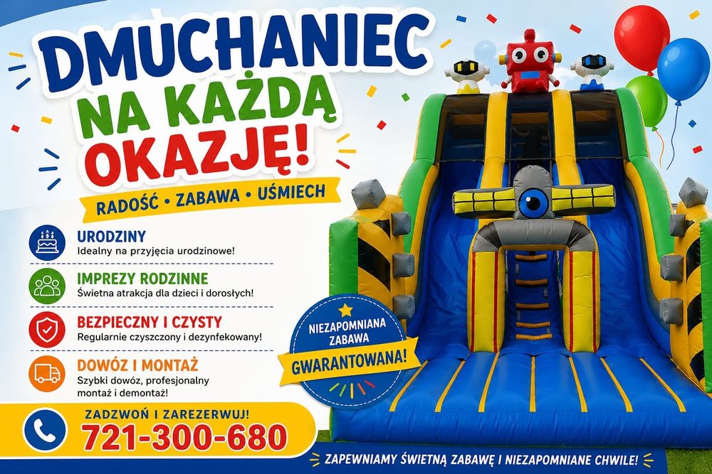 Dmuchaniec wynajem