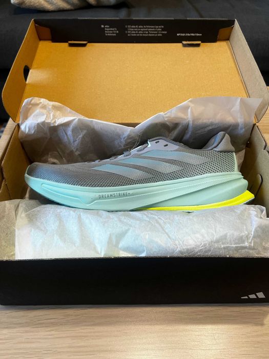 Profesjonalne buty do biegania NOWE - Adidas Supernova Rise 2 Szary - r 40 2/3 (41)